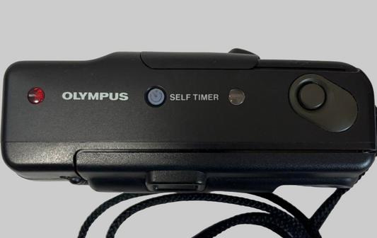 Olympus AM-100 Compact Film Camera with Case and Strap
